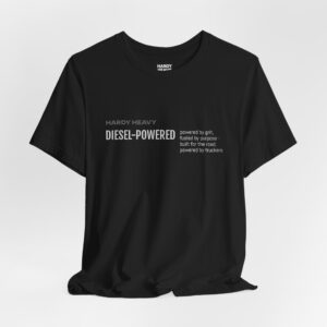 Diesel-Powered Light Truckers Tee 704 | Dark Mode