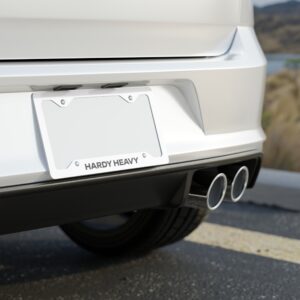 Hardy Heavy Metal License Plate Frame