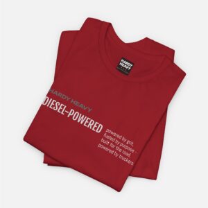 Diesel-Powered Light Truckers Tee 704 | Dark Mode